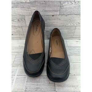 Thom McAn Zala Shoes Womens Size 7M Leather Comfort Slip On Loafers Flats Casual